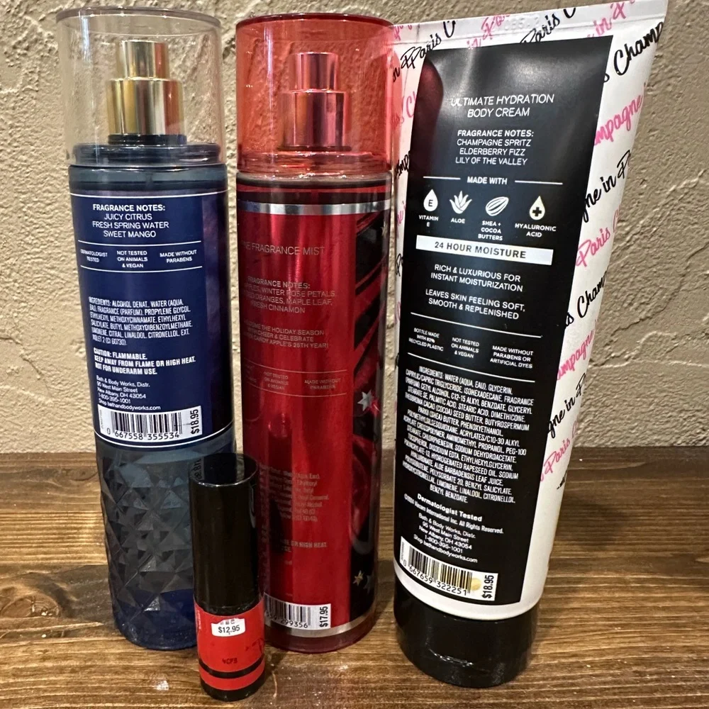Bath & Body Works Midnight Blue Citrus and Winter Candy Apple bundle. New - Picture 3 of 4